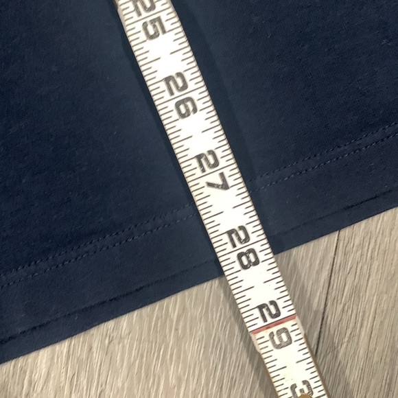 Patrick Assaraf Deep Navy Pima Cotton Stretch Long Sleeve T-Shirt size L - Picture 8 of 9